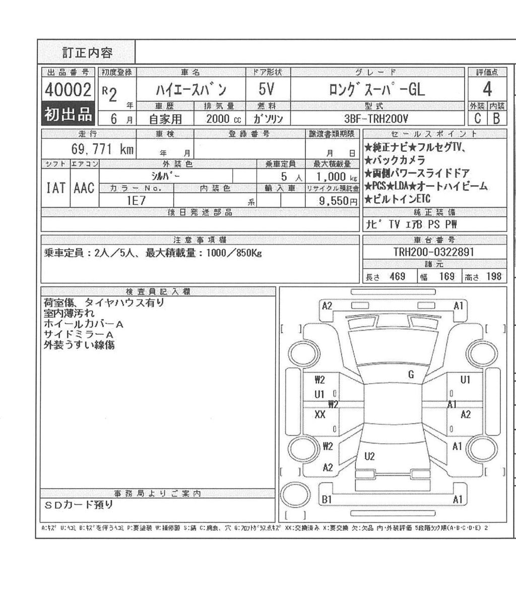 Toyota Hiace Super GL 2020 - Silver